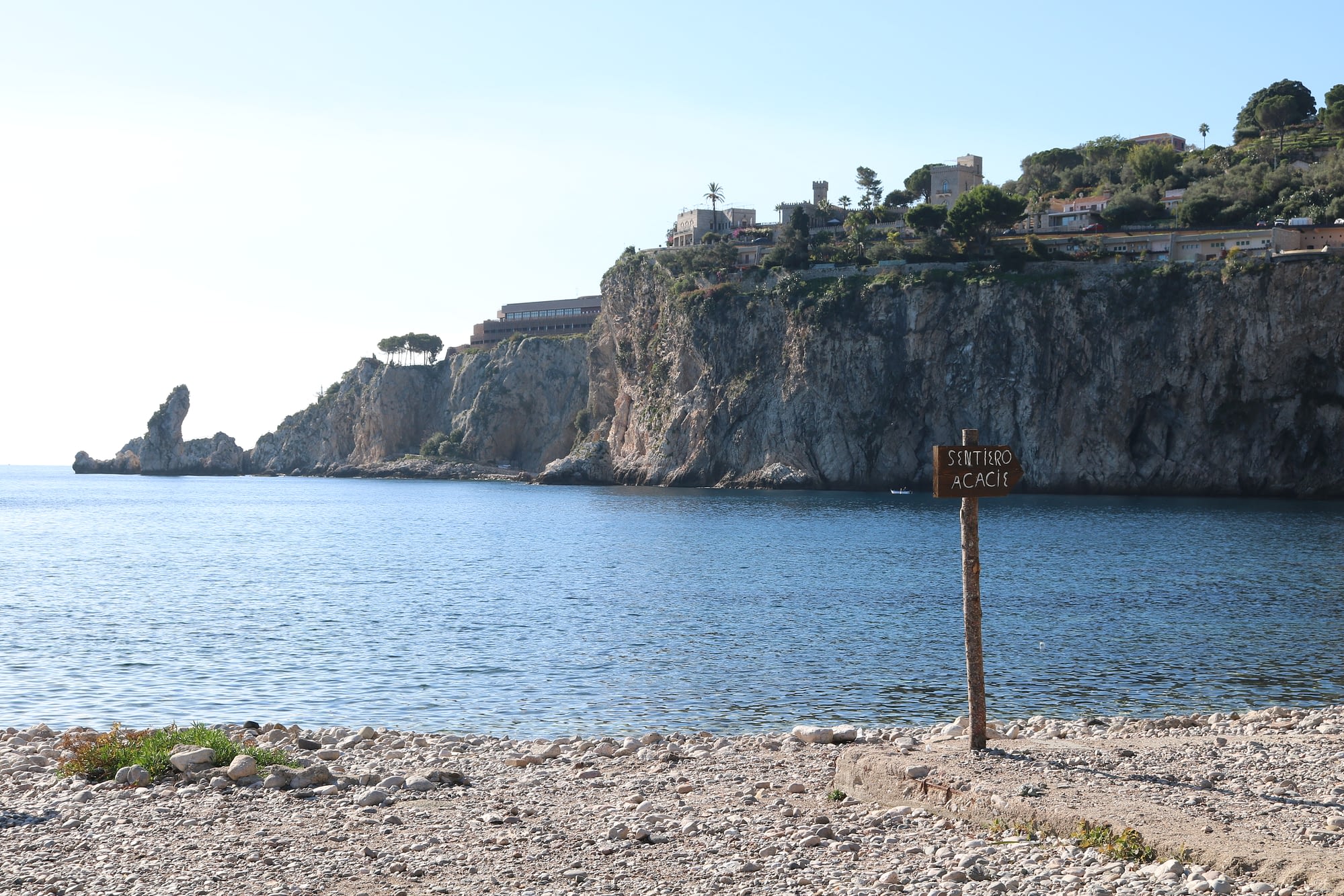 Isola Bella Beach Taormina Flats